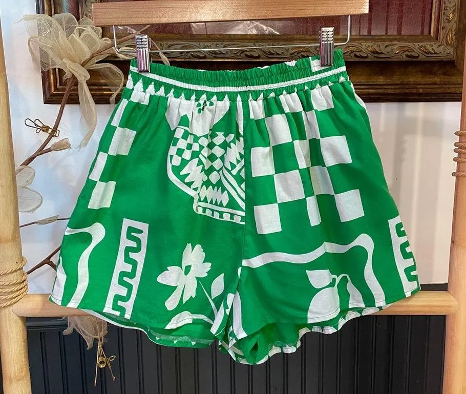 Sabo Skirt Seona 100% Cotton Shorts Lemoni Green - Sz XXS 💛🎀 - Image 3