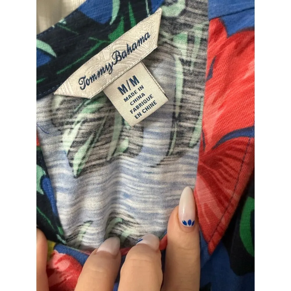 Tommy Bahama Piña Cool-Ada Scoop-Back Dress – Size M Tropical Print - Image 5