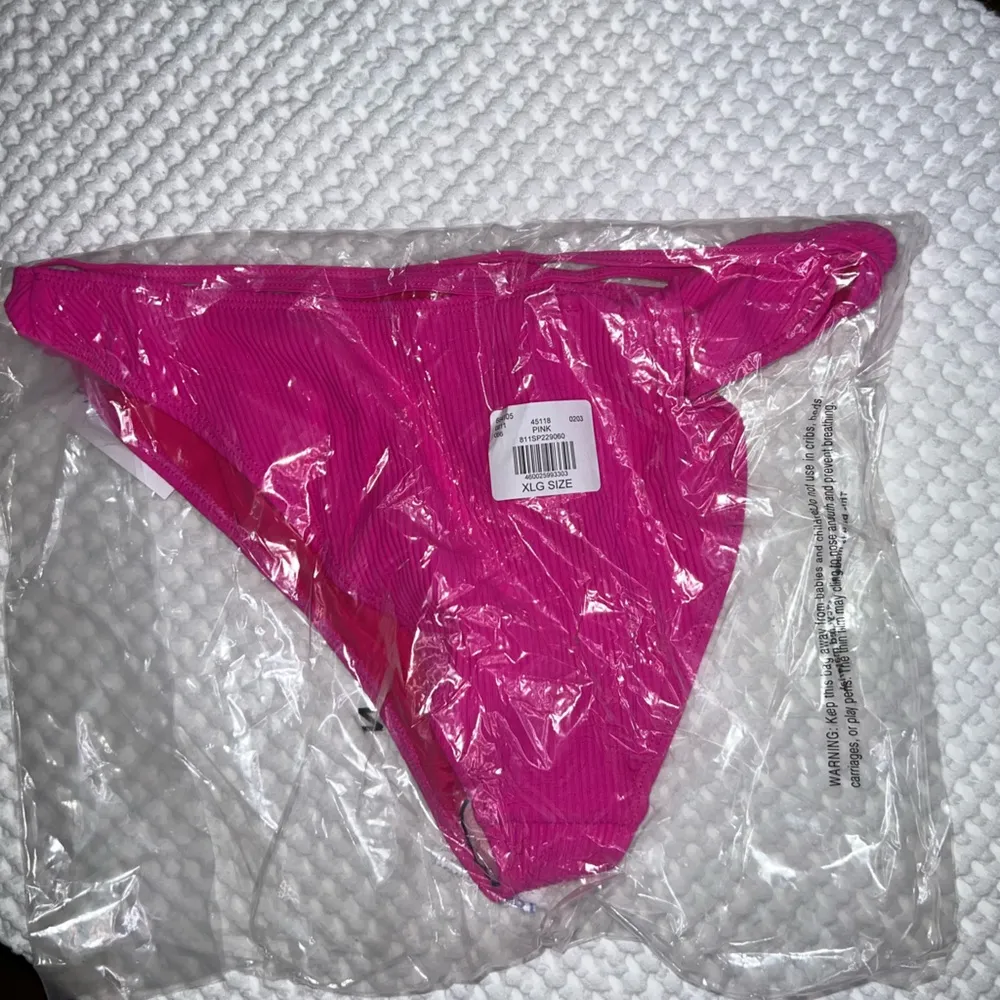 LA Hearts by PacSun Bikini Bottom Women’s XL Pink Iris Cutout Strappy Swim B3 - Image 4