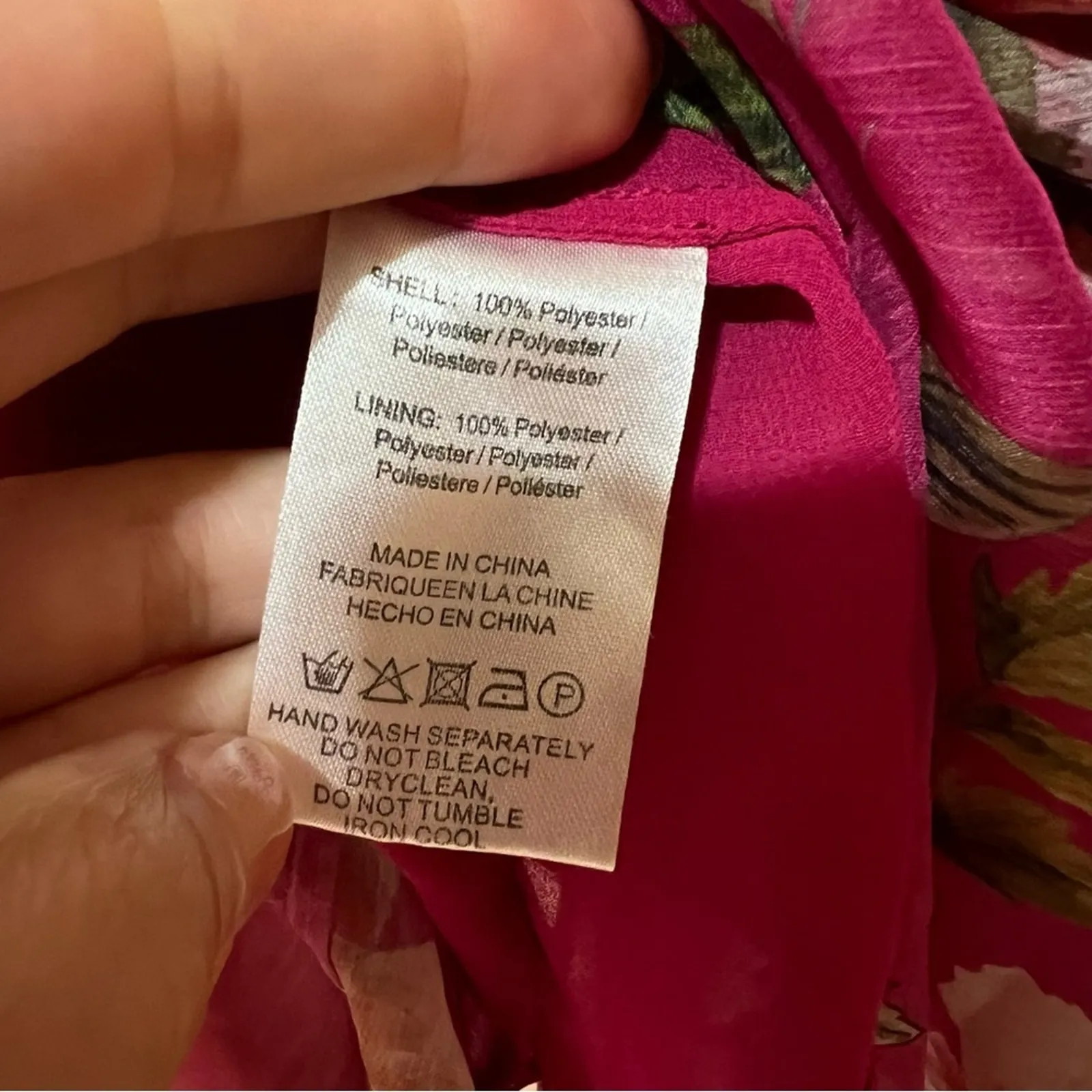 Sau Lee Freida SAULEE Dress in Hot Pink Floral Size US 2 - Image 9