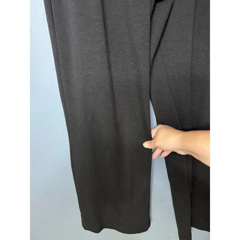 Venezia Vitale Sweatpants Women's Size 16WP Wide Leg Comfort Cozy Black Pants - Image 3