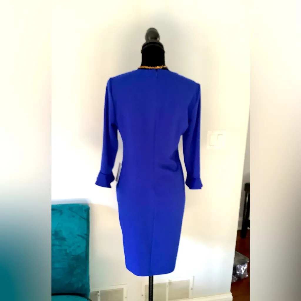 Beautiful comfy practical dress 💙💙💙 Blue Size 10 - Image 3