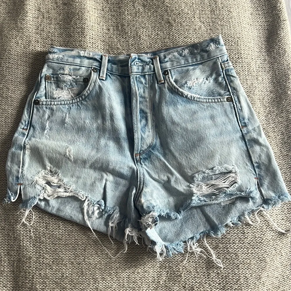 Agolde Jaden High Rise Shorts - Image 2