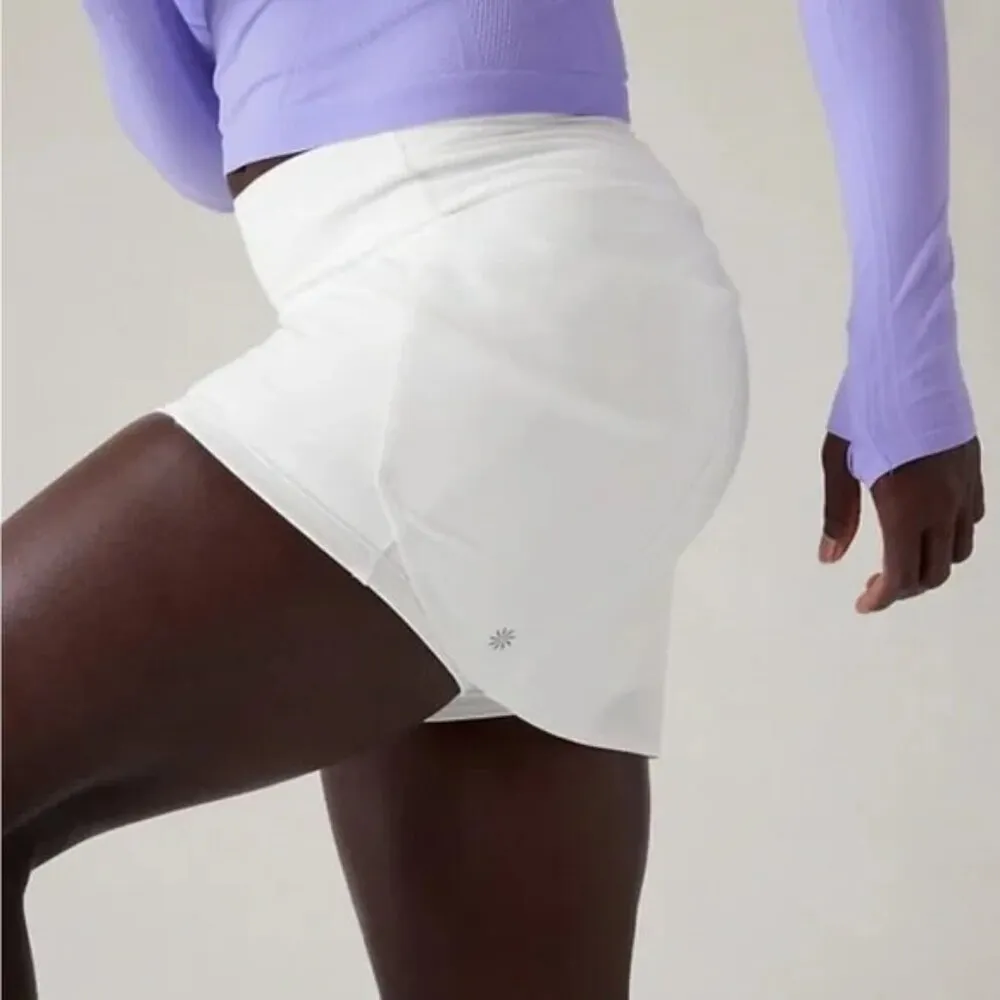 Athleta NWT Run with It 16‎ Inch Skort in White Size XL - Image 3
