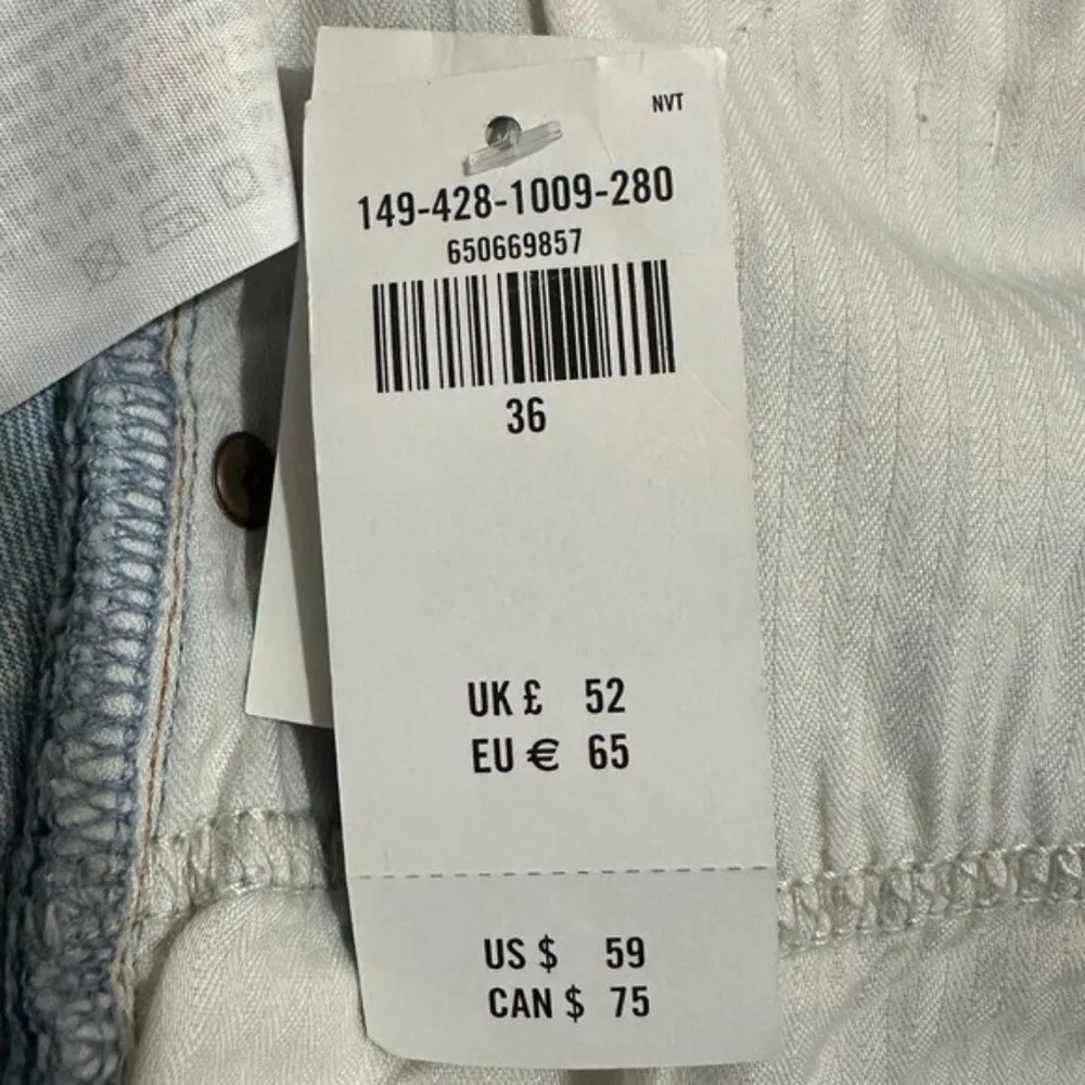 Abercrombie & Fitch 90s Relaxed Cutoff Denim Shorts Size 36/ 22 - Image 8