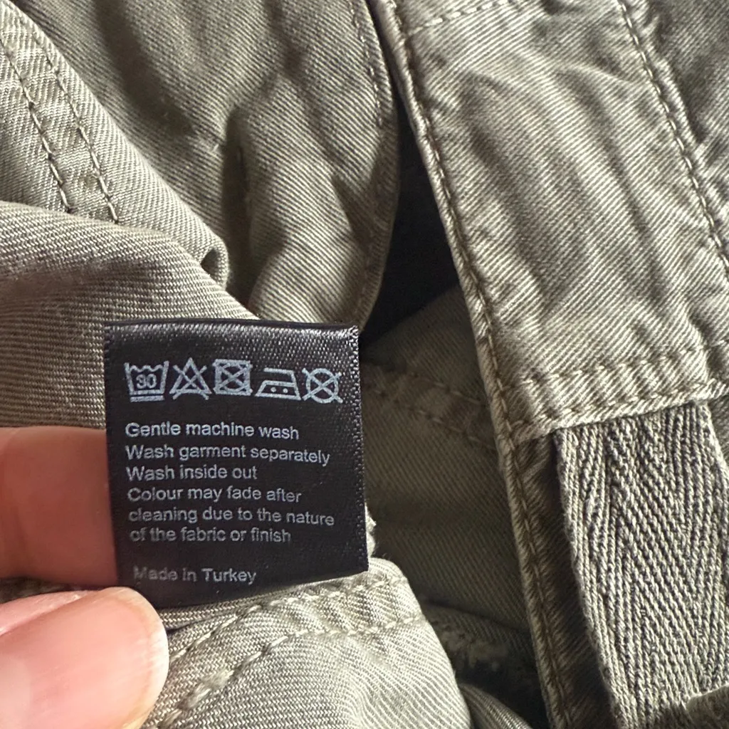 ME+EM Sage Green Cargo Pants Size 6 - Image 7