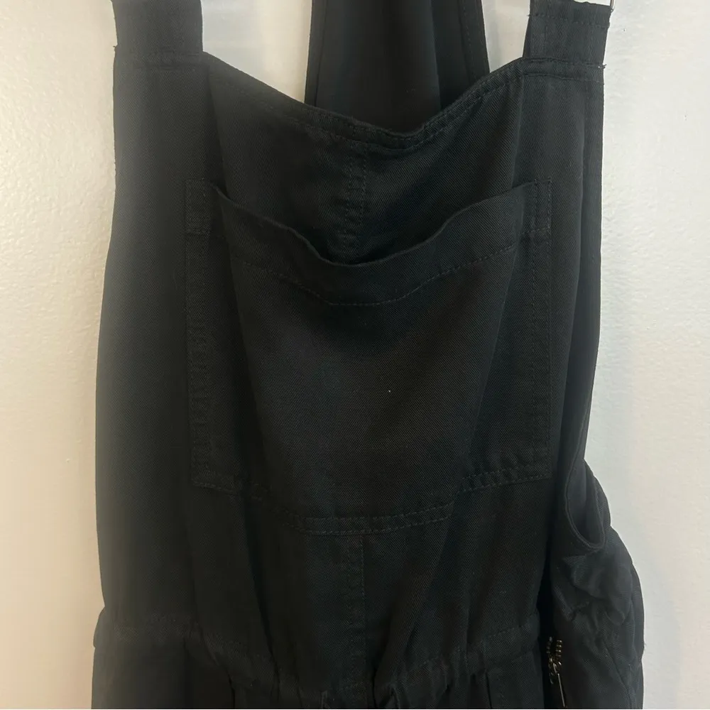 Wilfred Aritzia Beatriz Black Overall Jumper/Romper Size XS - Image 11