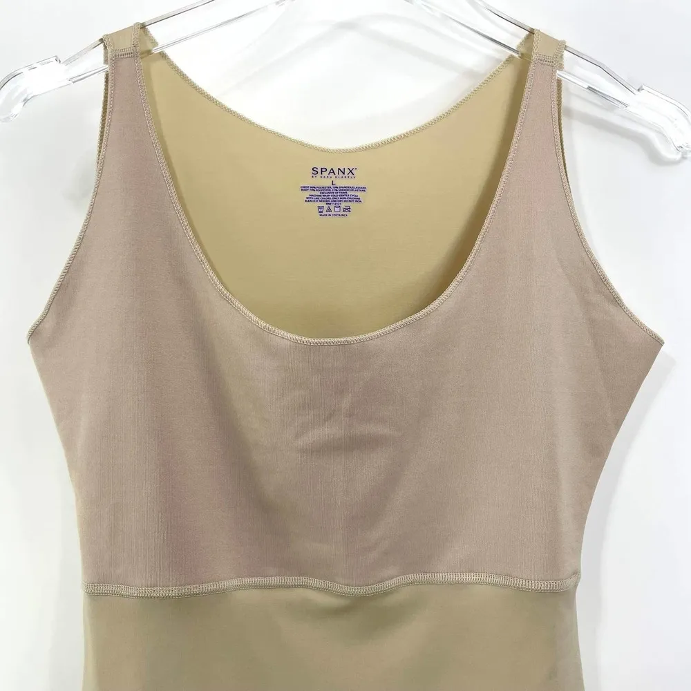 Spanx  Brown Sleeveless Abdomen Slimming Tank Top - Image 4