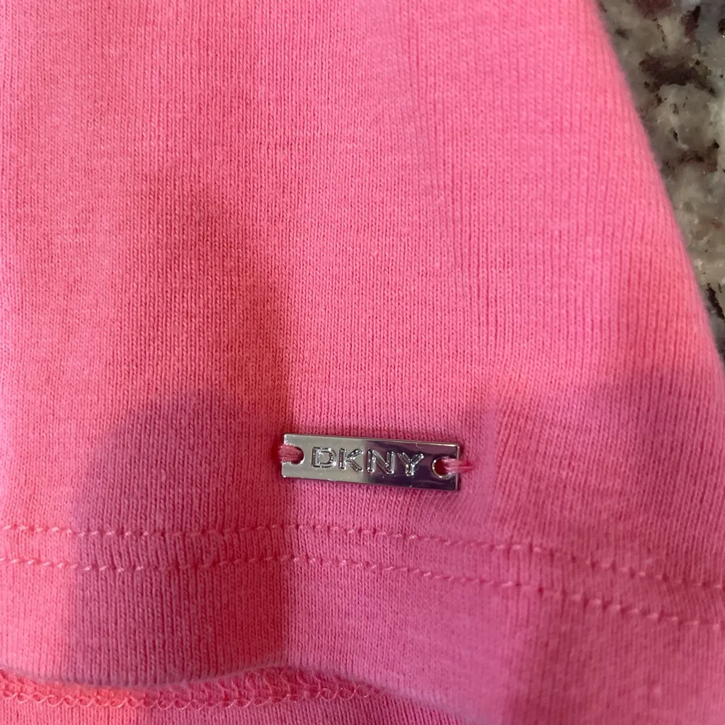 DKNY Pink Short Sleeve Tee - Image 3