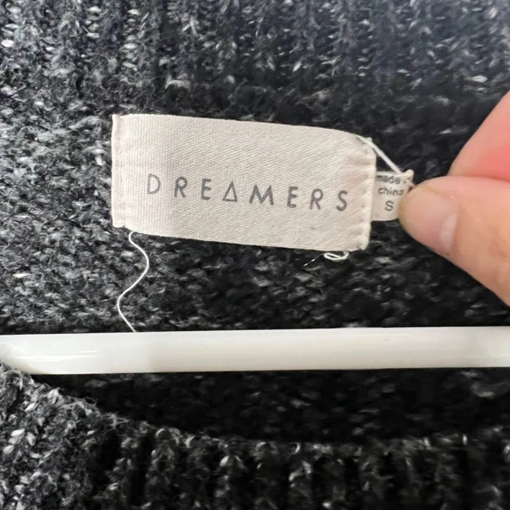 Dreamers Grey Sweater side ties size small - Image 2