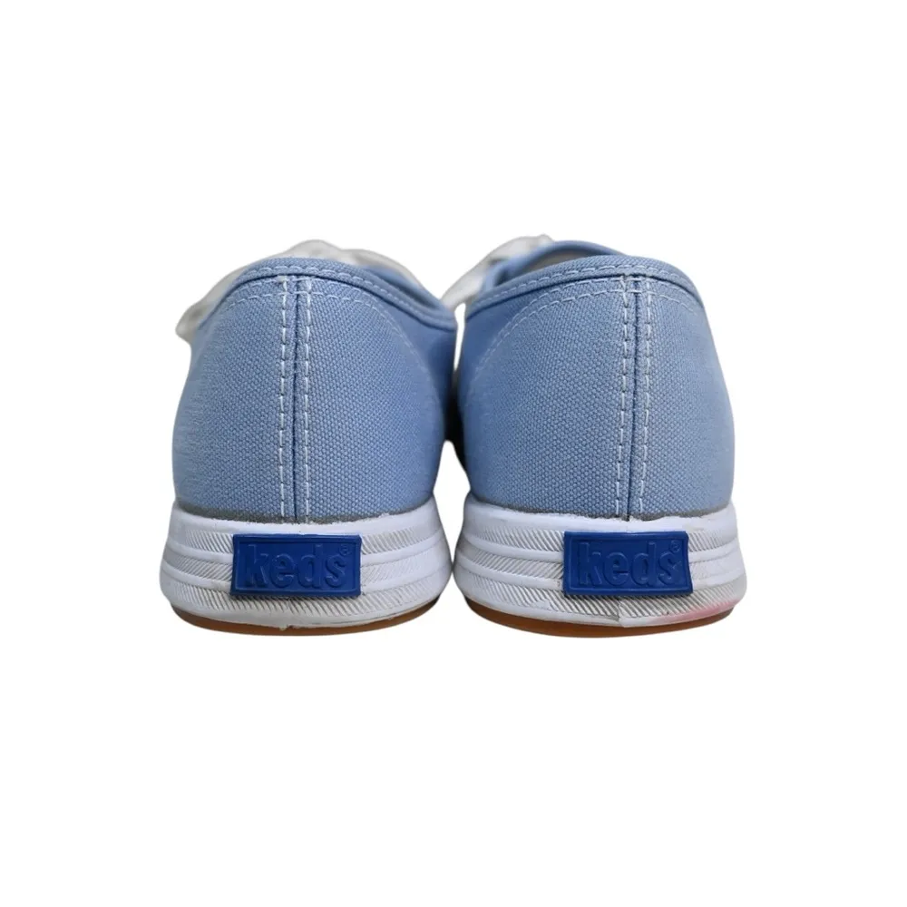 Keds Champion Women's 8.5 Canvas Lace Up Sneaker in Light Blue - Image 5