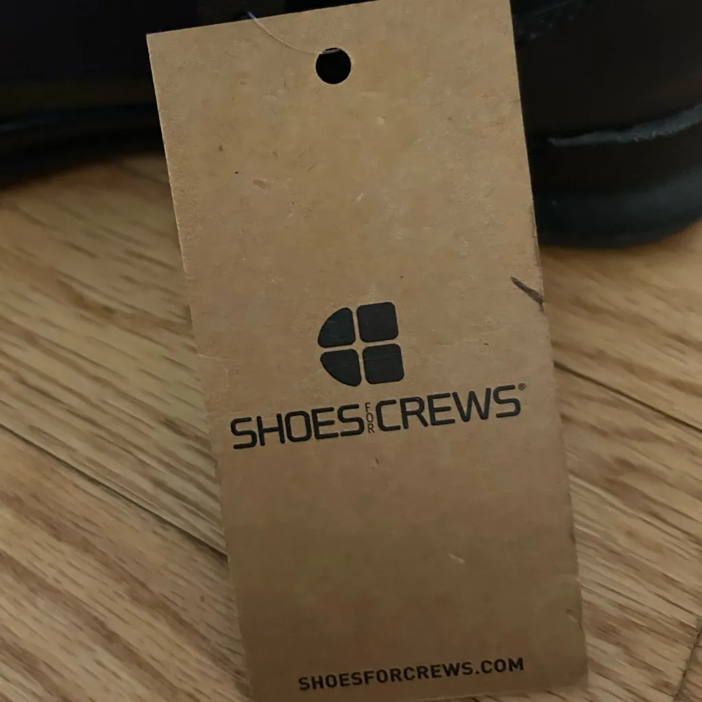 Shoes For Crews Black Liberty Women's Black Sneakers Style 37255 Size 6.5 NEW - Image 11