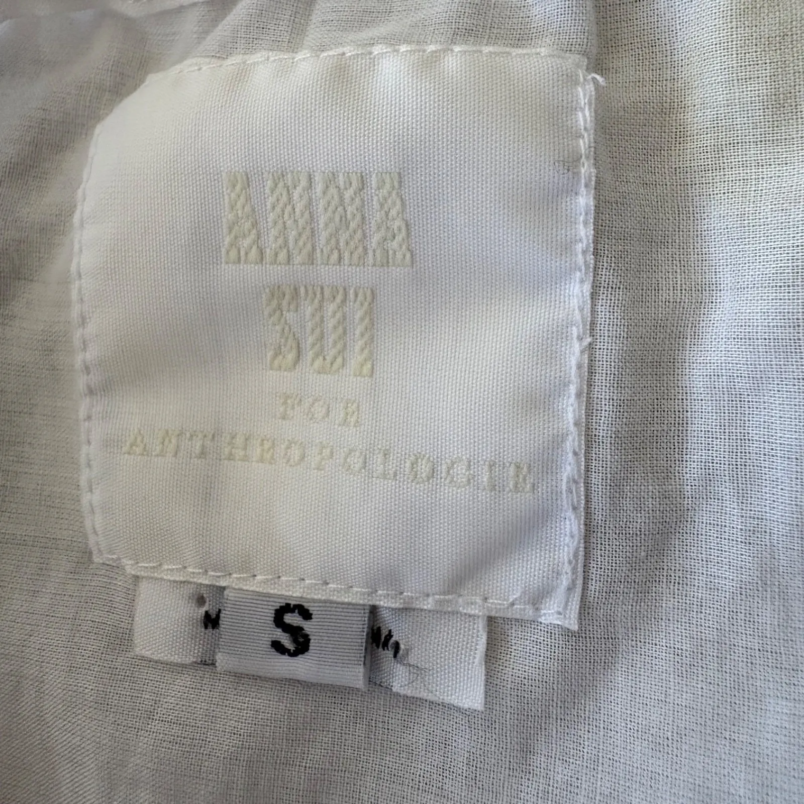 Anthropologie Anna Sui Women's SM Poppies Halter Backless Lined Dainty Silk Blen - Image 10