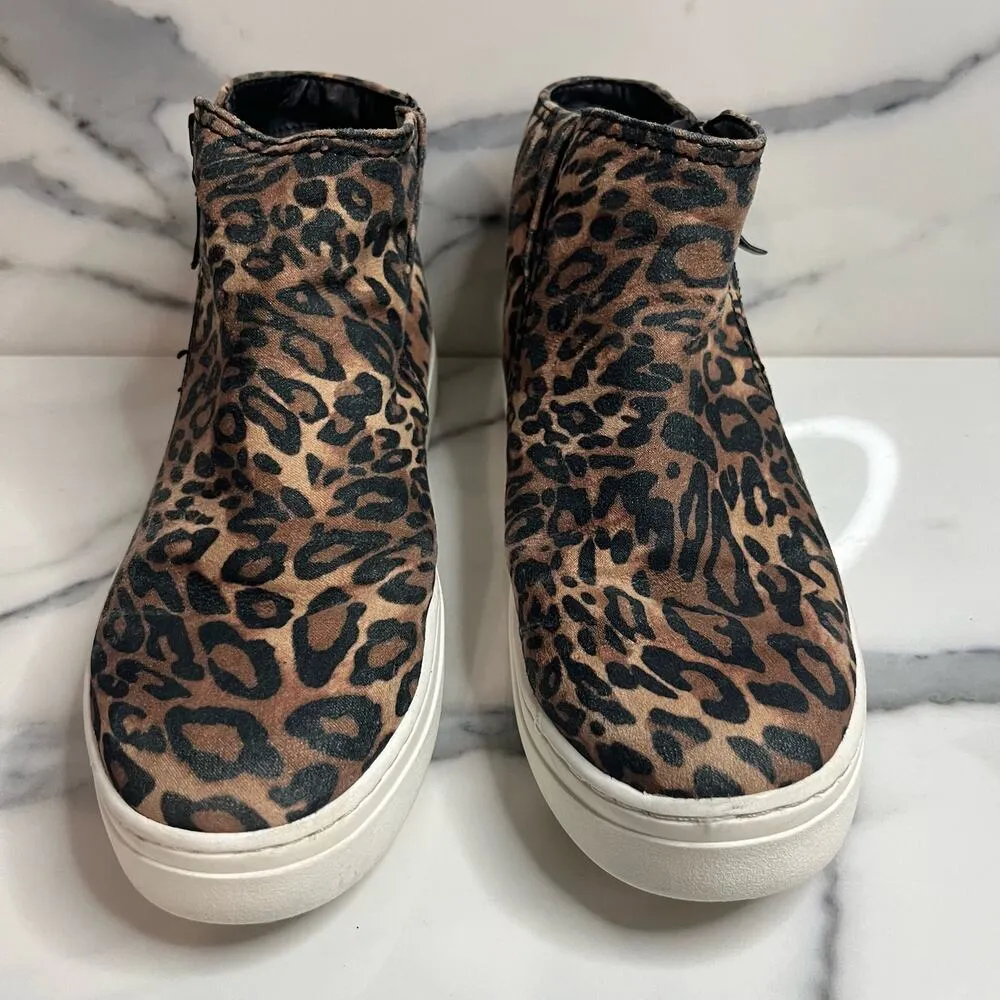 Naturalizer | Women's Black Brown Leopard Print Celeste Sneaker Sz 6.5 - Image 2