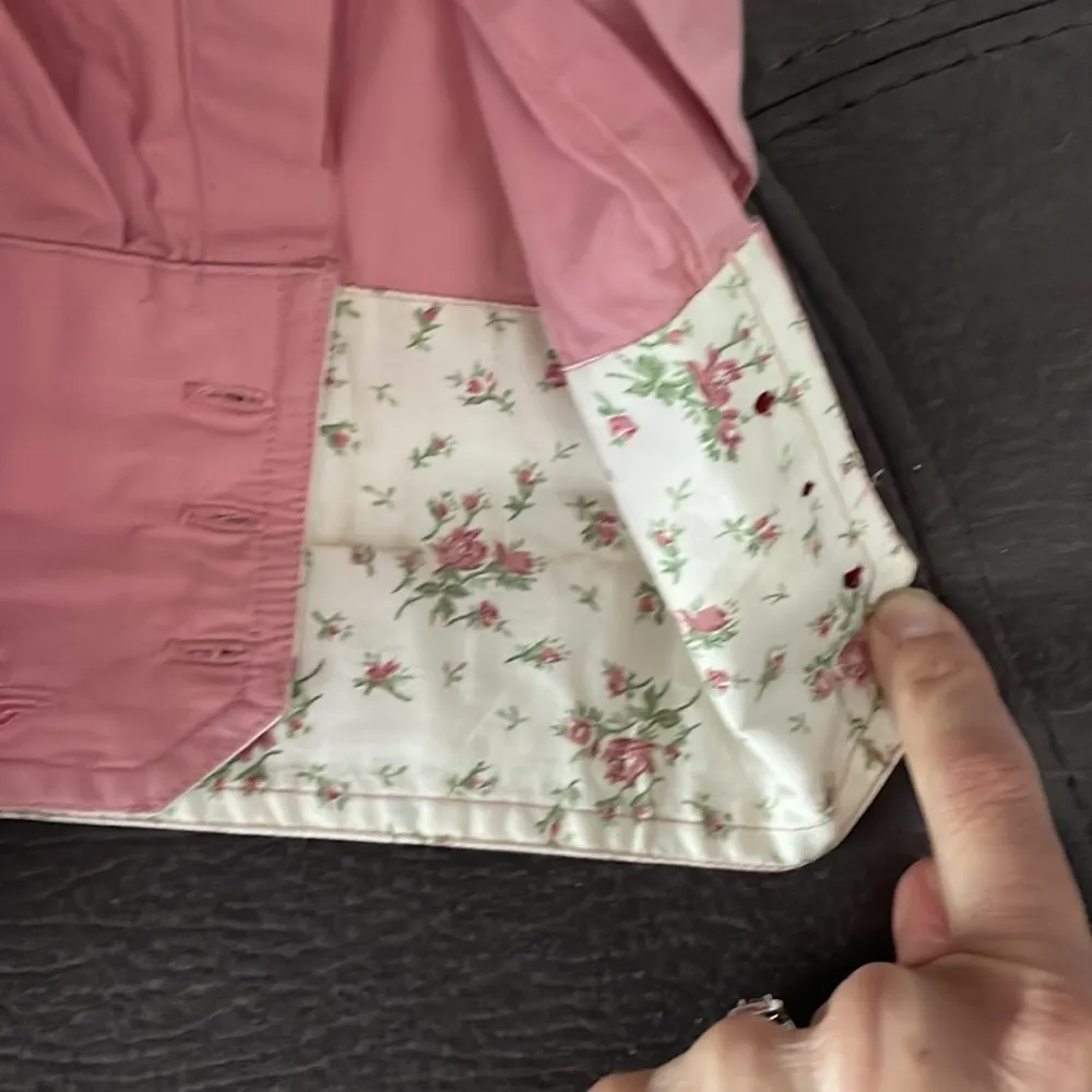 DOCKERS Pink Button Down Shirt Size Large - Image 4