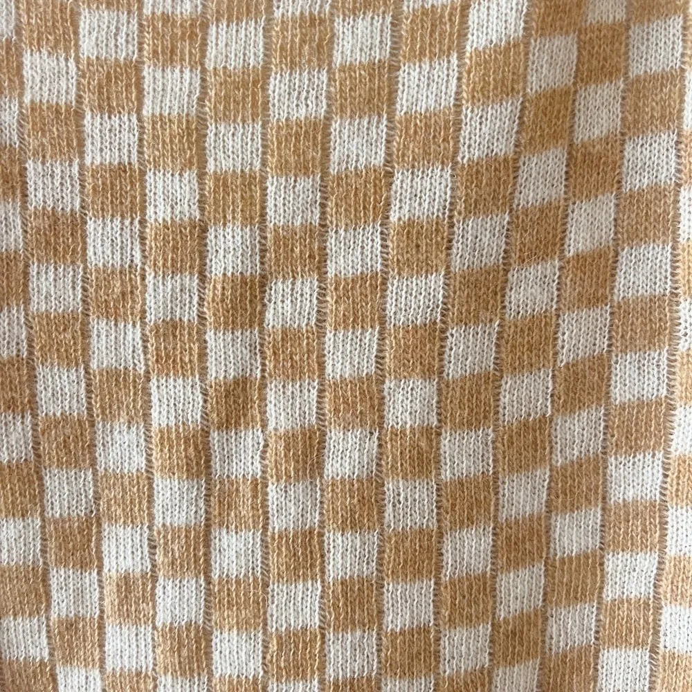 EMORY PARK Yara Wool Blend Checkered Mini Sweater Tank Dress | Small‌‌‌‌‌‌‌ - Image 3