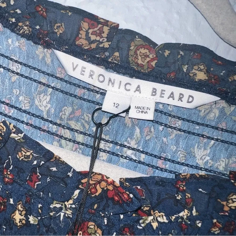 Veronica Beard Farha Smocked Mini Dress - Image 11