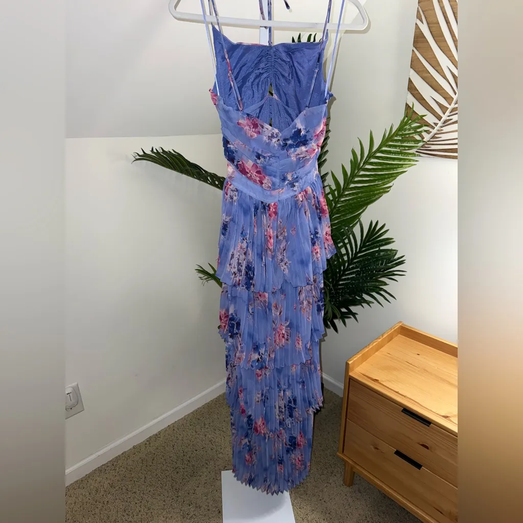 ASTR the Label Daytona‎ Dress in Periwinkle Pink Floral Size Small S - Image 5