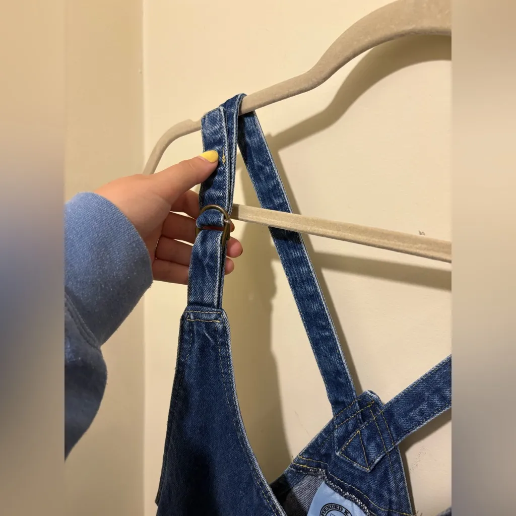 Lee Jeans Vintage Woman’s Button Up Overalls Size Medium - Image 8