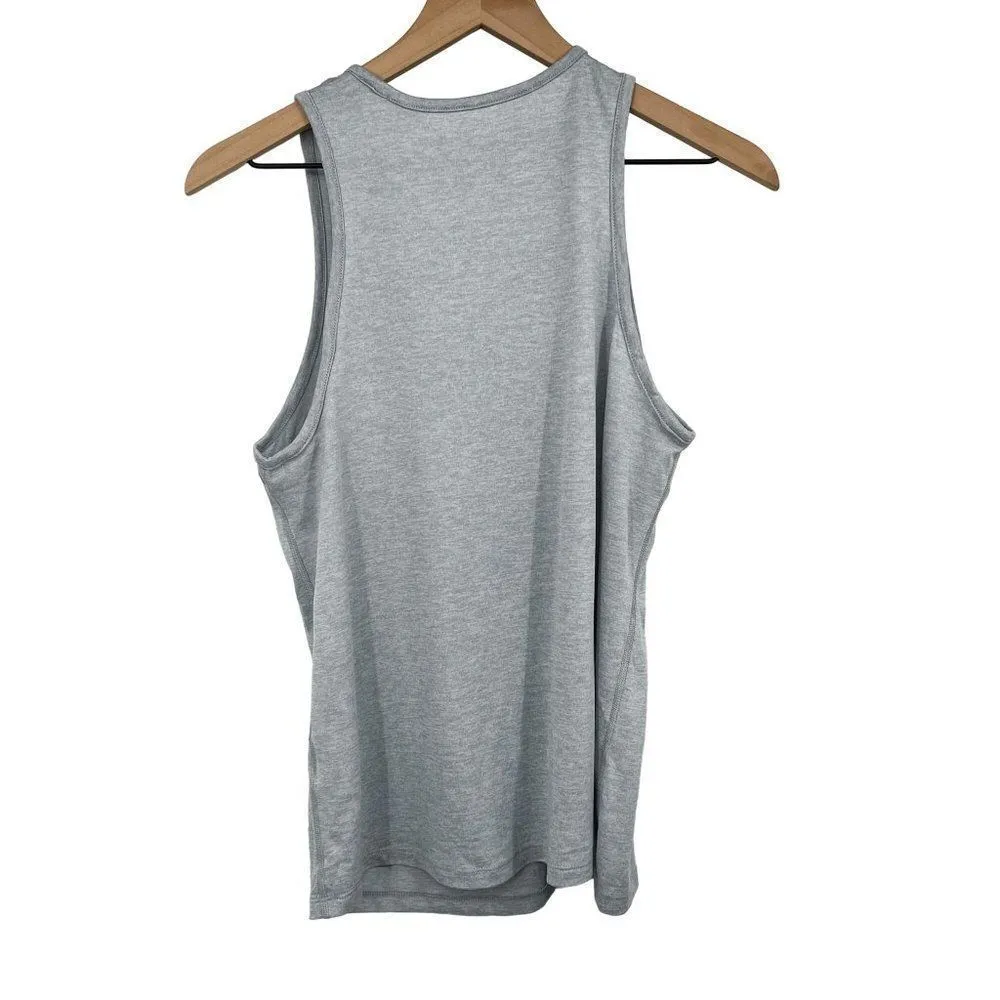 Nike Dry Training Tank Top Dri-Fit Sleeveless Athletic Workout Wolf Gray - Image 3