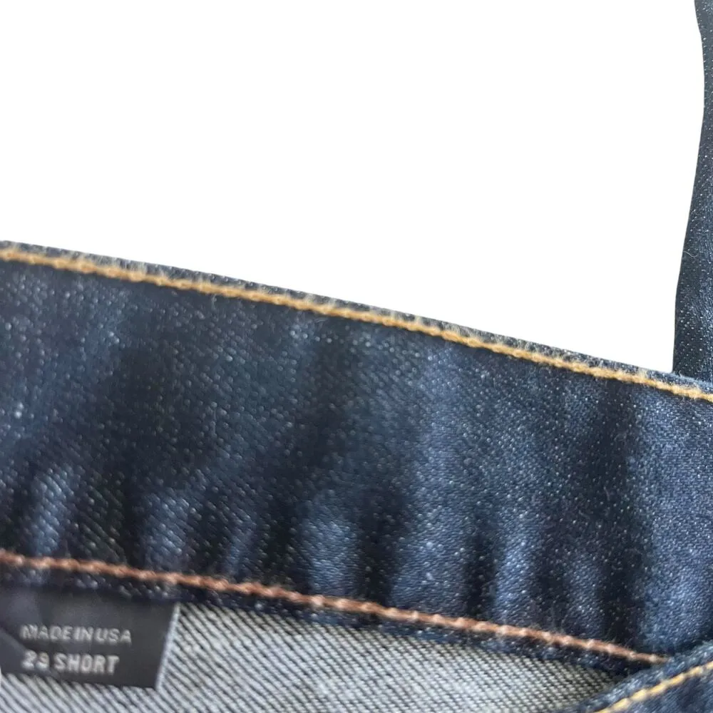 Armani Exchange Mid Rise Dark Wash Blue Denim Skinny Jeans Size 29 Short - Image 4