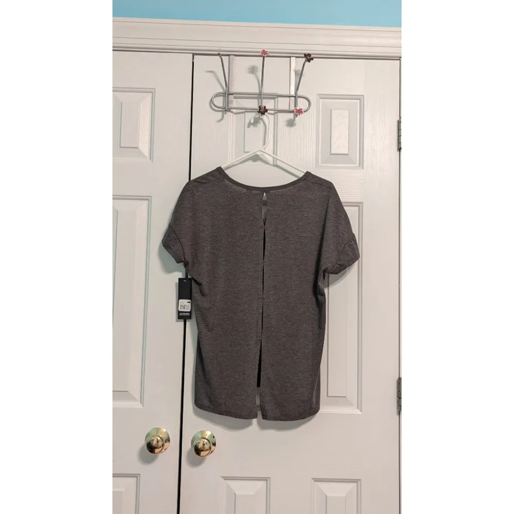 Women's BALLY TOTAL FITNESS Shirt, S, Dark Gray - Image 2