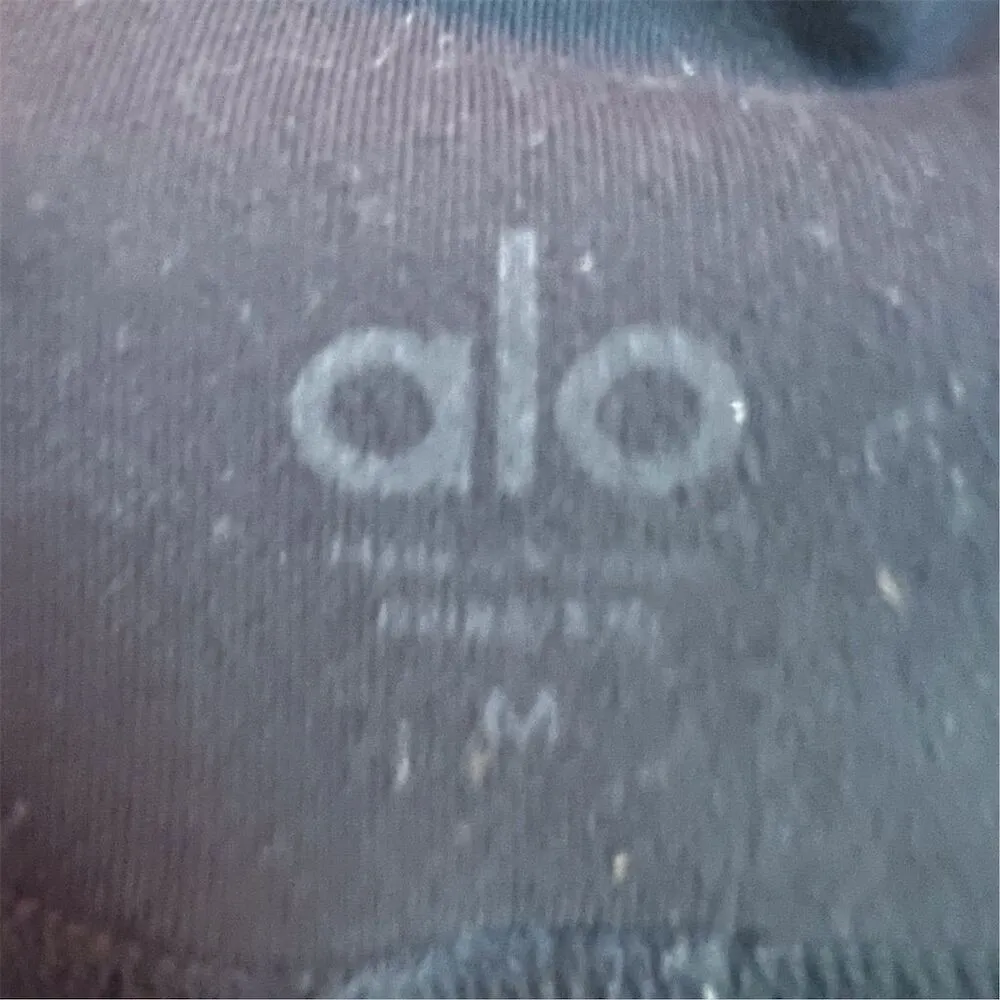 Alo Yoga Epic Mesh Women's High Waist Mesh Leggings Black Size Medium Activewear - Image 8