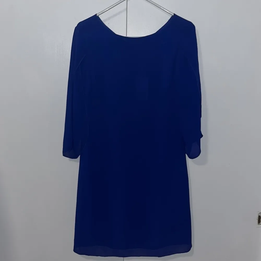 GRACE KARIN Loose Chiffon Cocktail Dress Slit Sleeve Blue Women’s S Small - Image 4