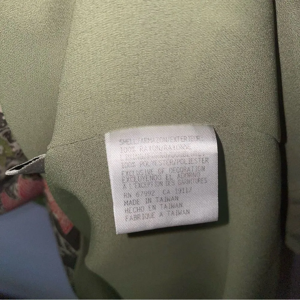 Sigrid Olsen Sport Sundress 6 Midi Boho Floral Print V Neck Dress - Image 13