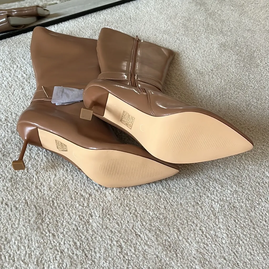 SHEIN camel boots NWT - Image 8