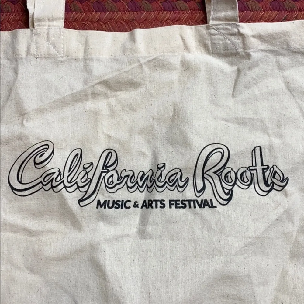 REUSABLE CALIFORNIA ROOTS MUSIC FESTIVAL TOTE - Image 2