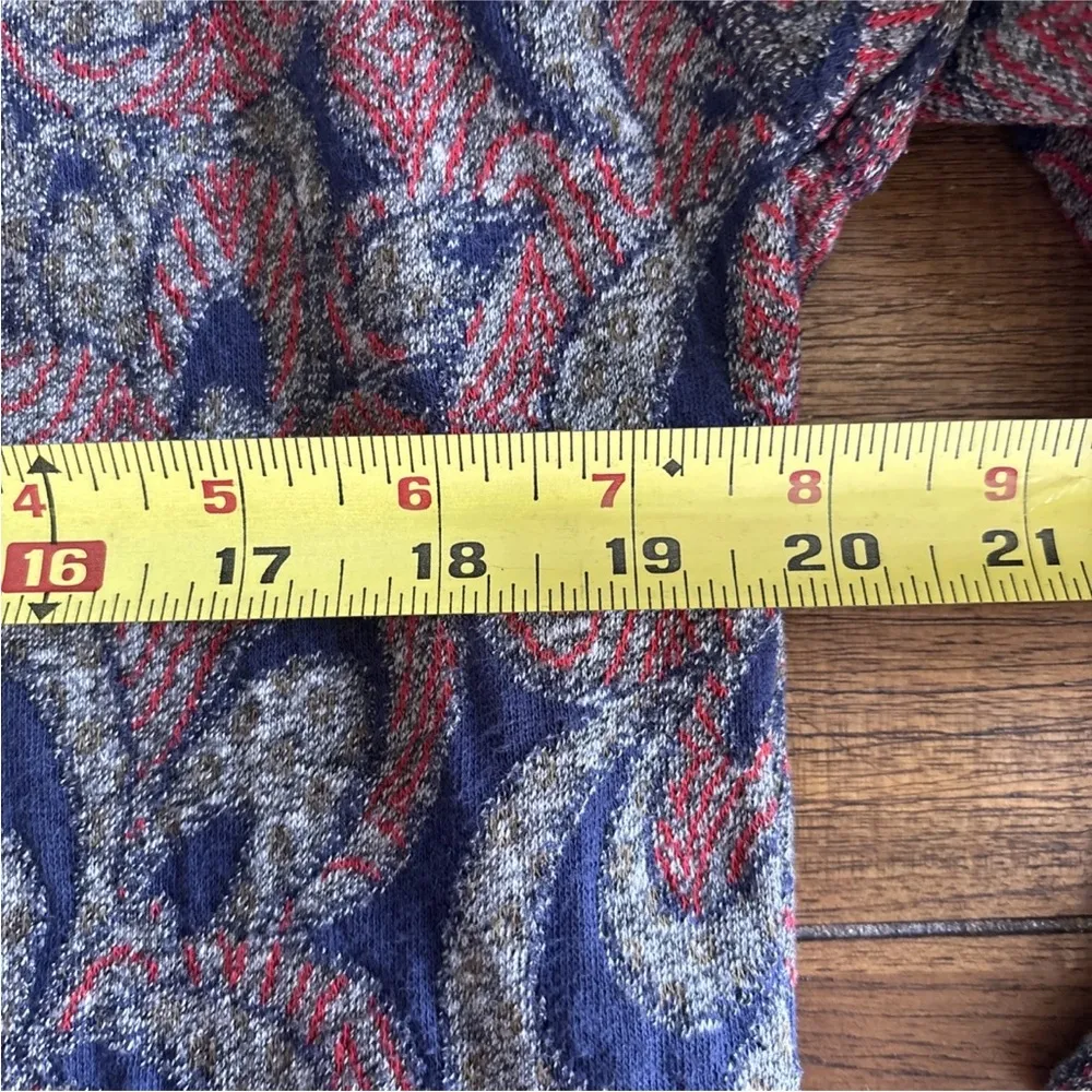 Vintage Christian De Castelnau Collar Sweater Made In USA Blue Size undefined - Image 6