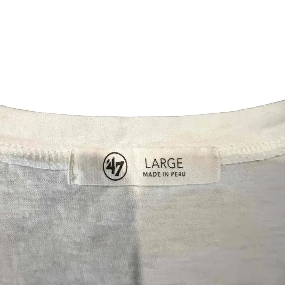 47‎ Women's Jacksonville Jaguars Sweet Spot Franklin White T-Shirt Size Large - Image 3