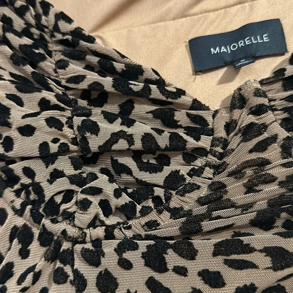 Majorelle  Revolve Darcy mini dress animal print - Image 4