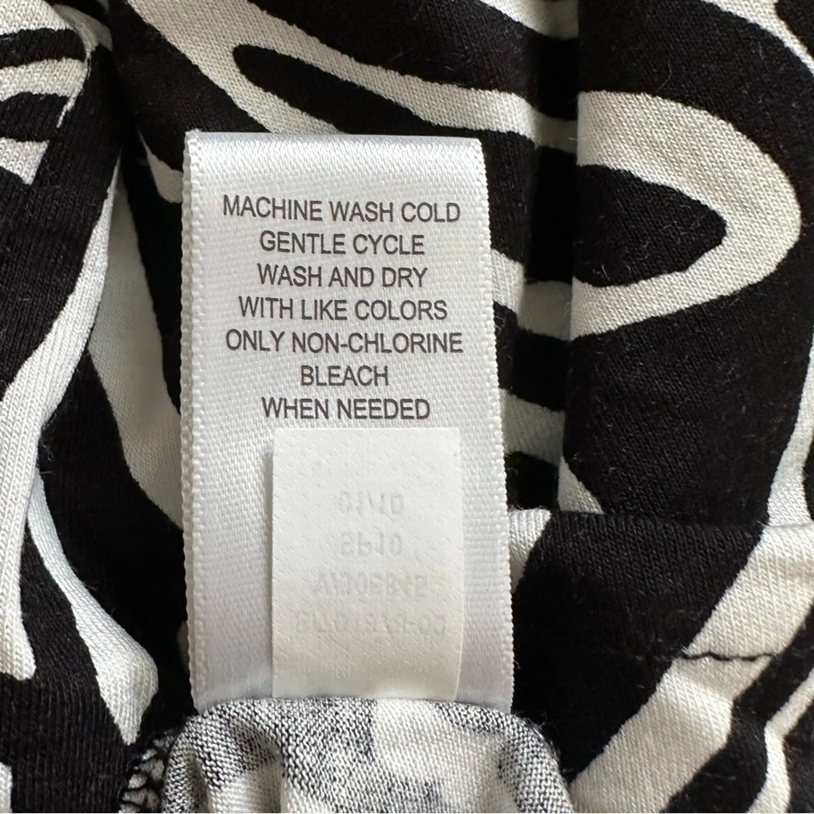 Banana Republic Factory Dress Black White Print Cap Sleeveless Casual Medium NEW - Image 10