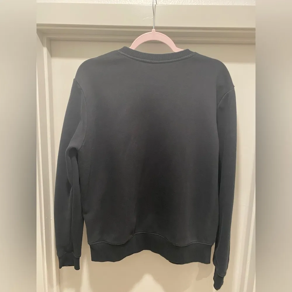 Vintage 90s FILA Black & White Pullover Sweater Sweatshirt - Image 6