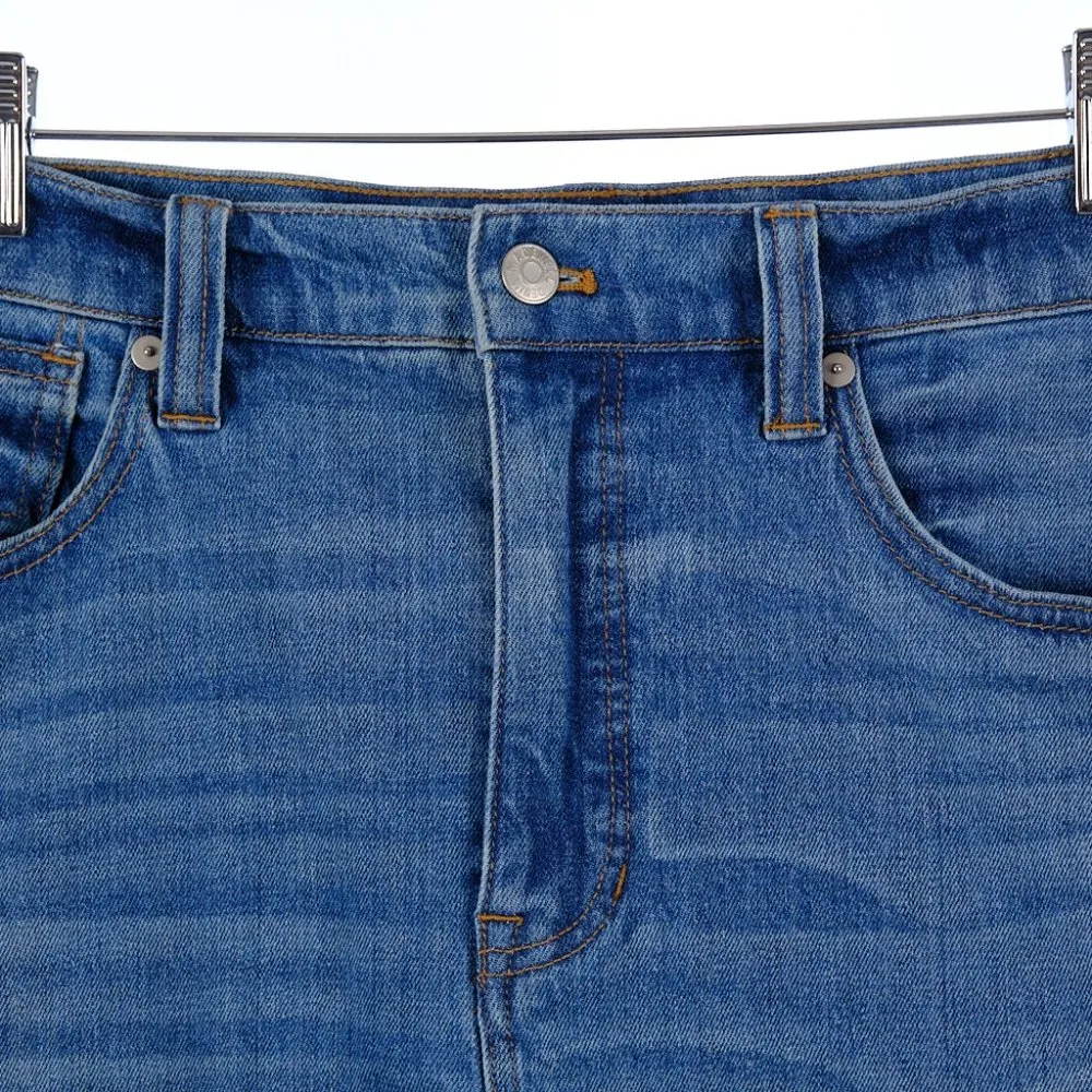 Madewell Step-Hem Jean Skirt Size 29 - Image 3