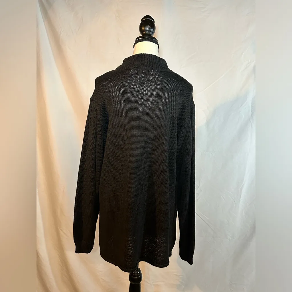 Vintage Joule Energy Ugly Sweater • Bright And Colorful • Excellent Condition Black Size L - Image 2