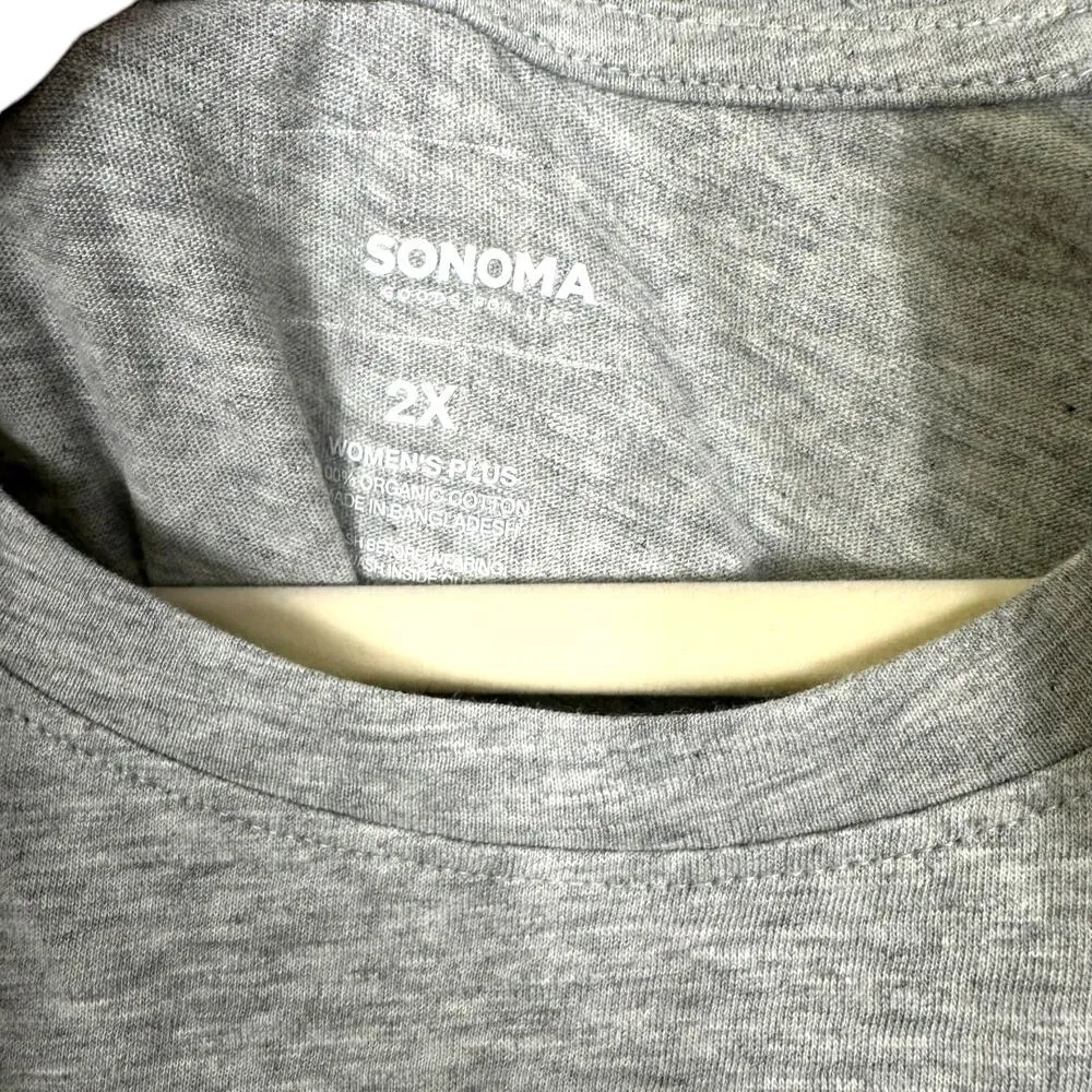 Sonoma Gray Tank Top Size 2X - Image 5