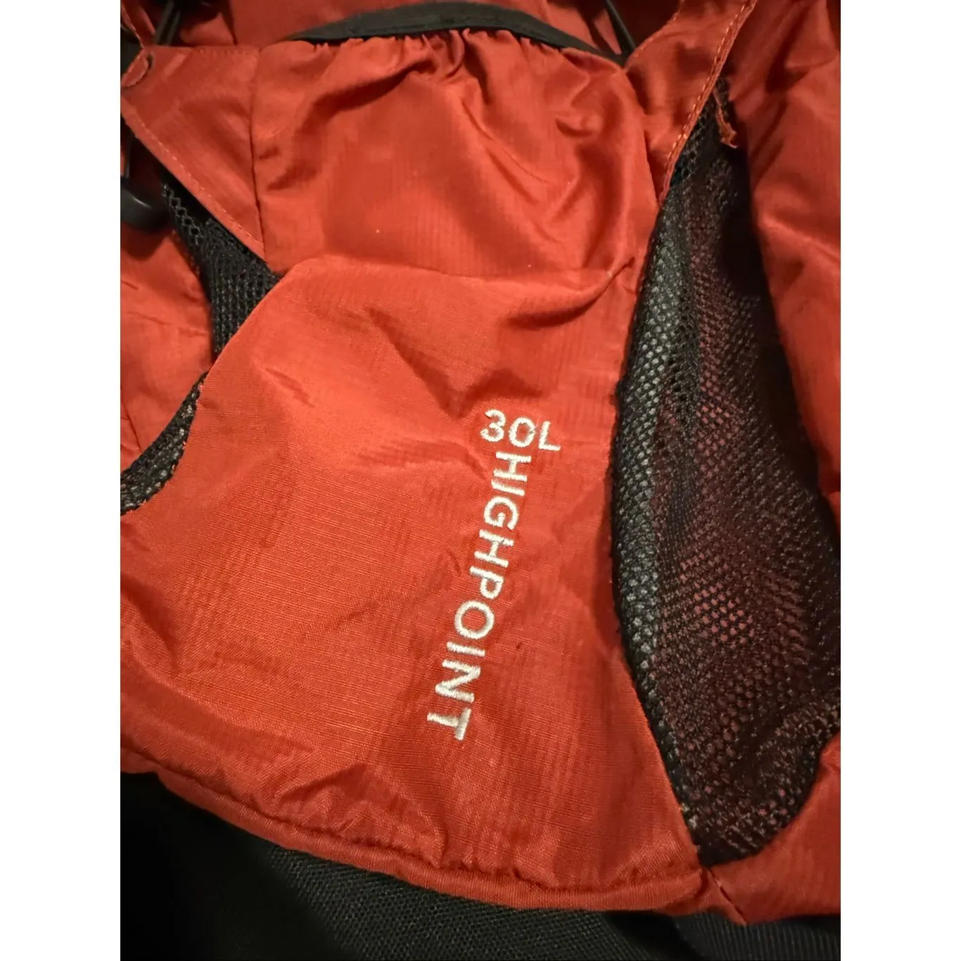 Eddie Bauer Highpoint 30l orange  Bag Backpack rain cover hiking gorpcore - Image 4
