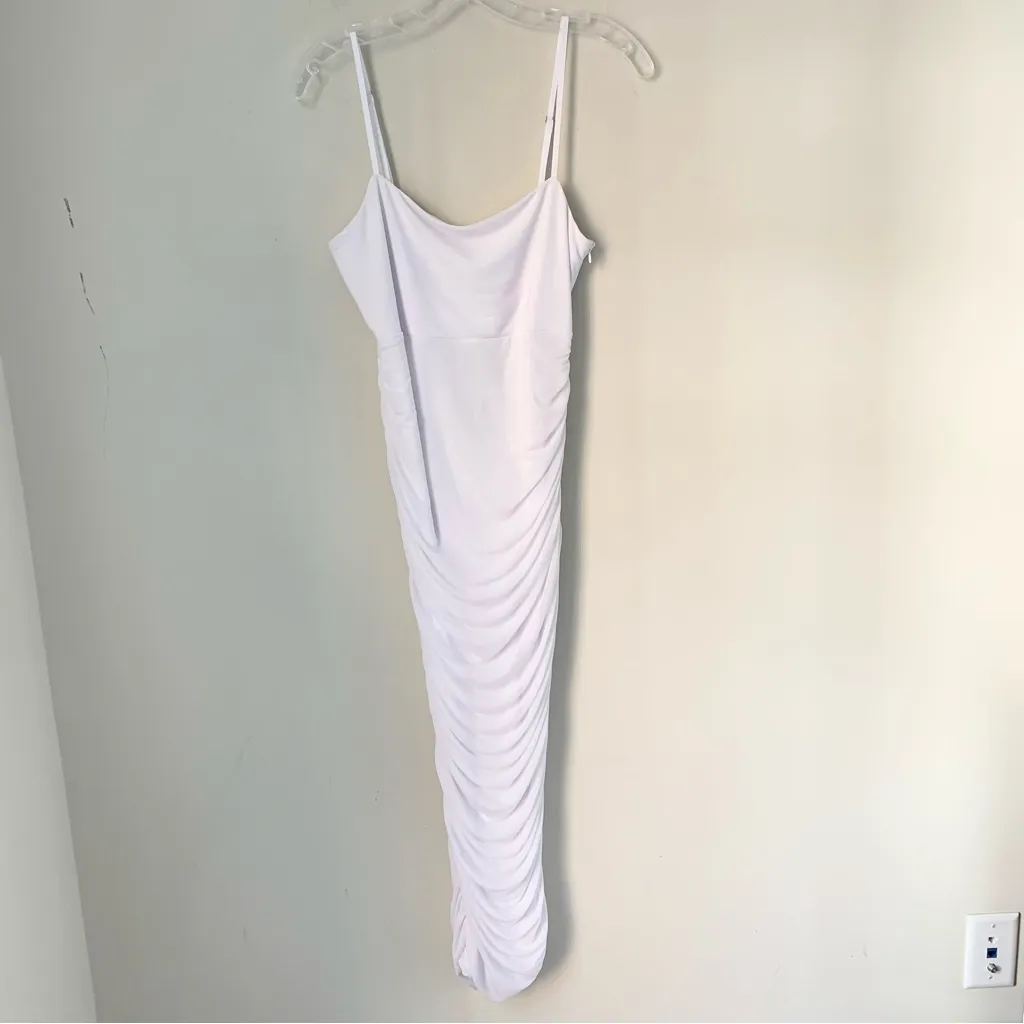 NEW Showpo Coming for You Midi Dress White Size 6 - Image 3