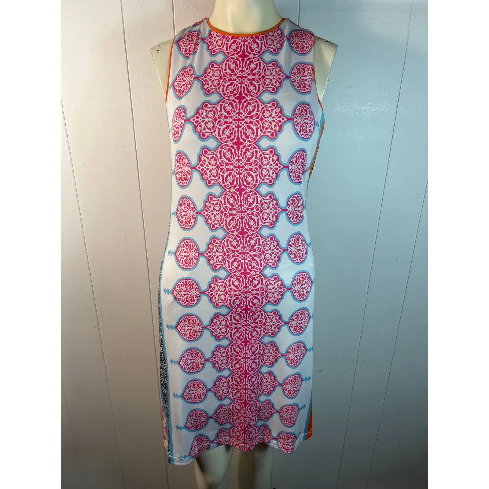 Analili Women's Sleeveless Sheath Style Print Dress in Size Large. NWT - Image 2