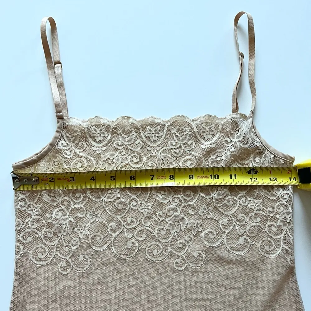 Commando Tulip Sheer Lace Beige Camisole Size Small/Medium - Image 3