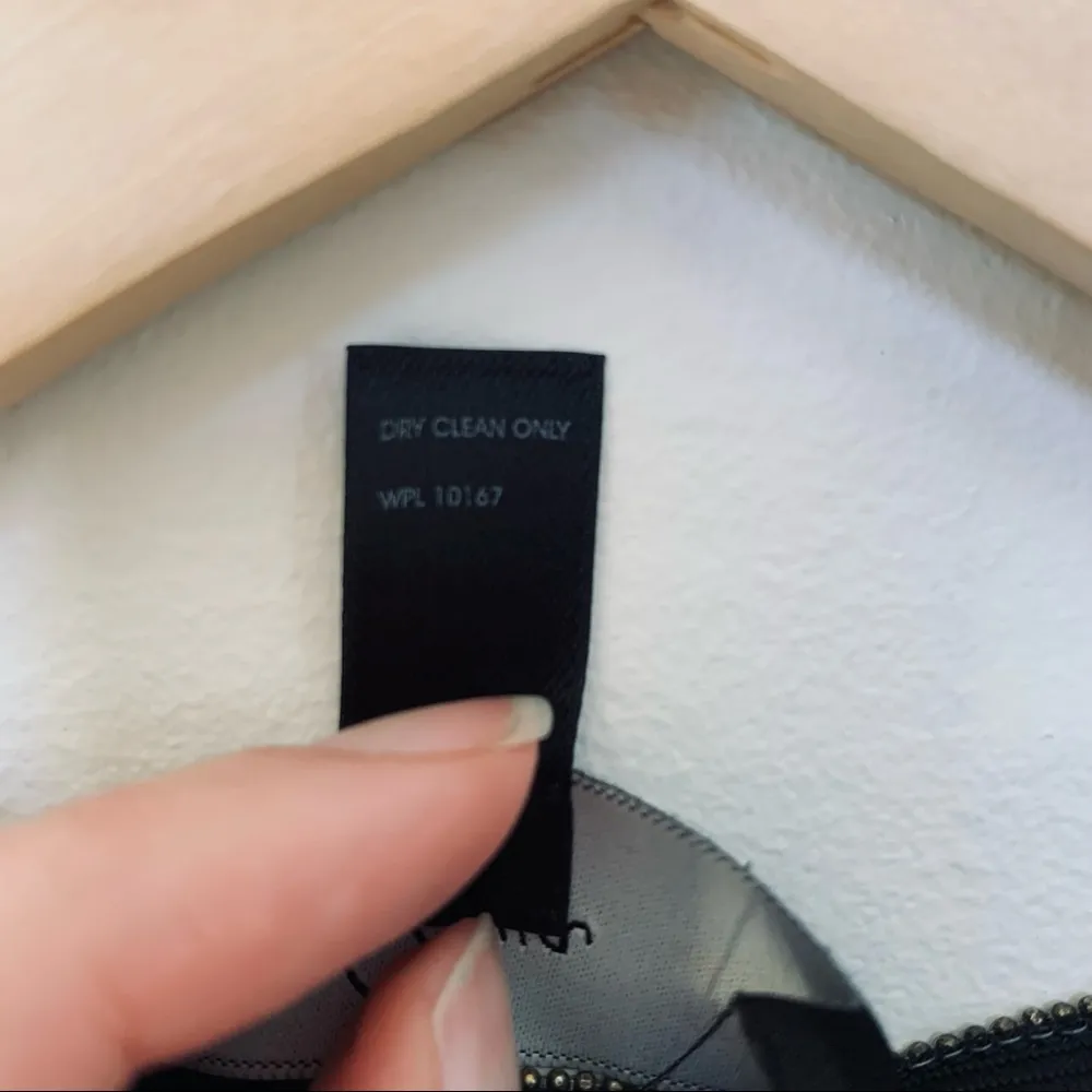 Aqua Floral Lace Print Wrap Dress in Black and White M - Image 12