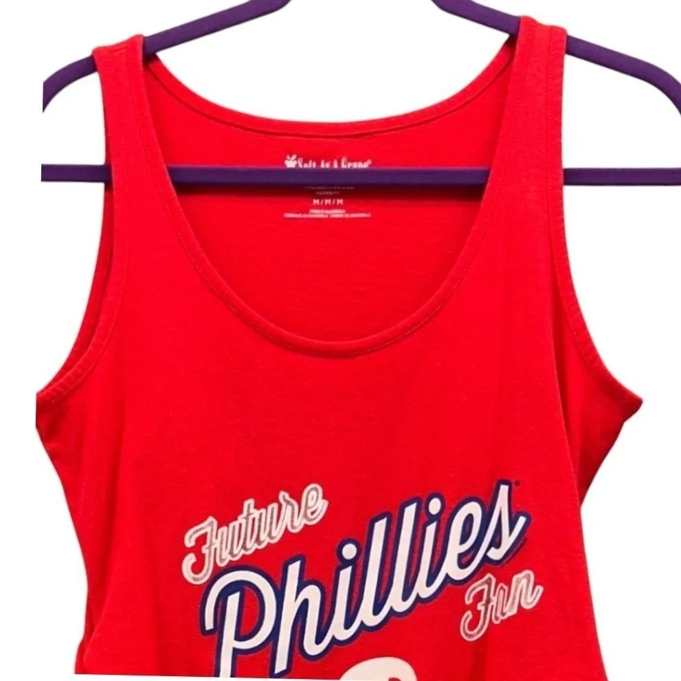 Phillies‎ Maternity Tank Top Red Medium - Image 3