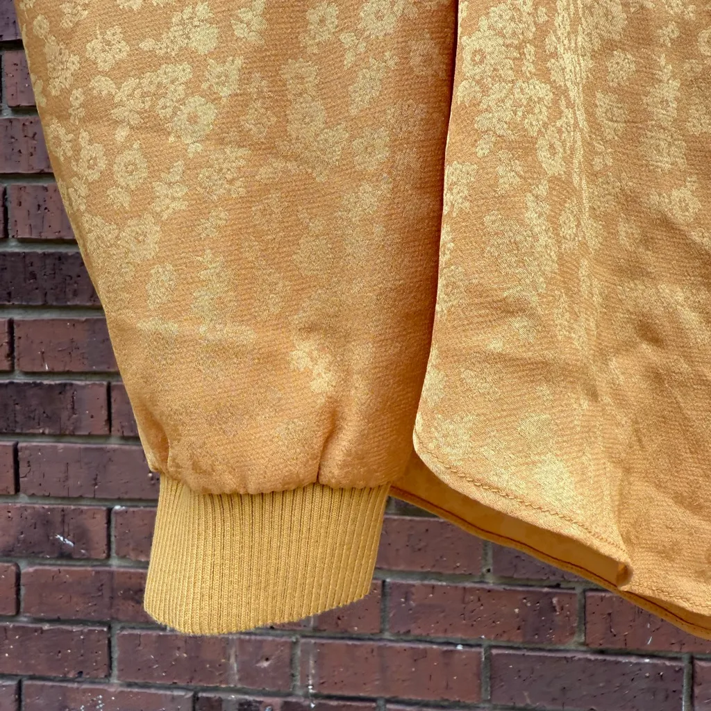 Anthropologie Current Air Mari Blouse Mustard Yellow Puff Sleeve Size Small New - Image 5