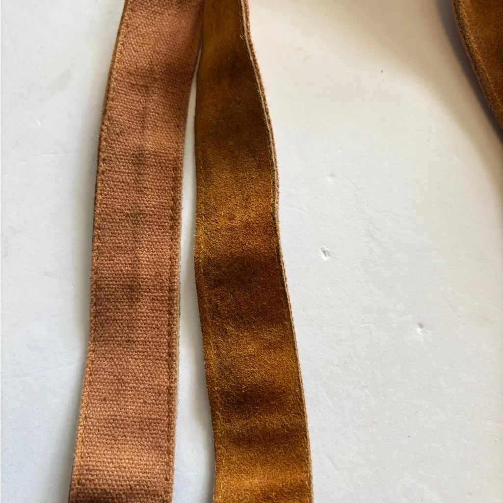 A & P DENIM MULTICOLORED BOHEMIAN TOTE ONE ZIP POCKET INSIDE CLEAN INTERIOR Blue - Image 9