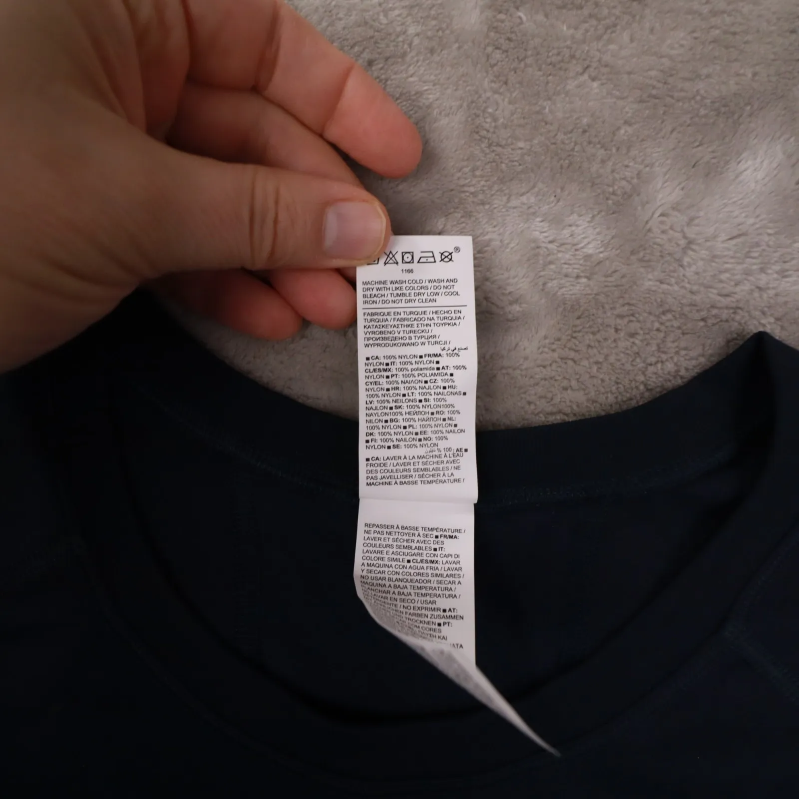 Athleta Momentum Seamless Tee Women's XL Navy Blue NWT 530504 Gym Training - Image 3