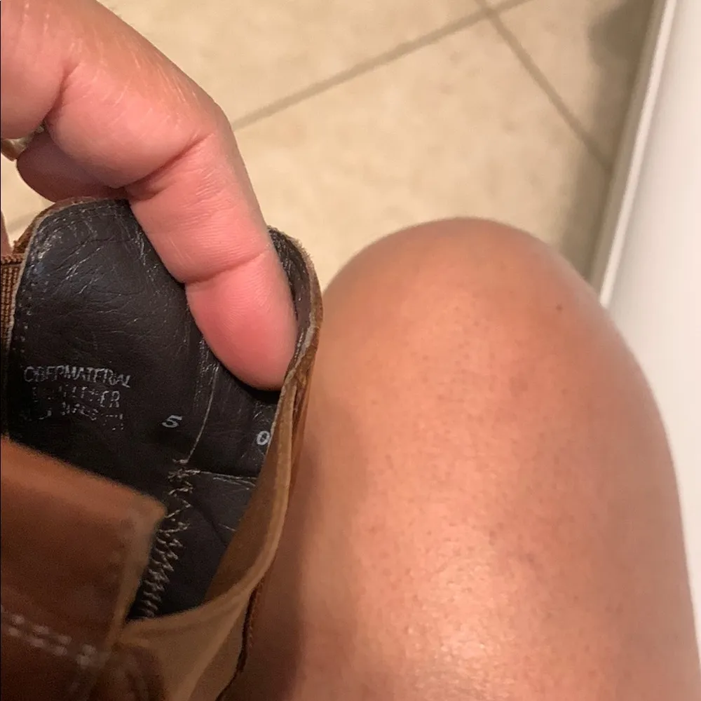 Paul Green  women’sBrown Leather Shoes - Image 6