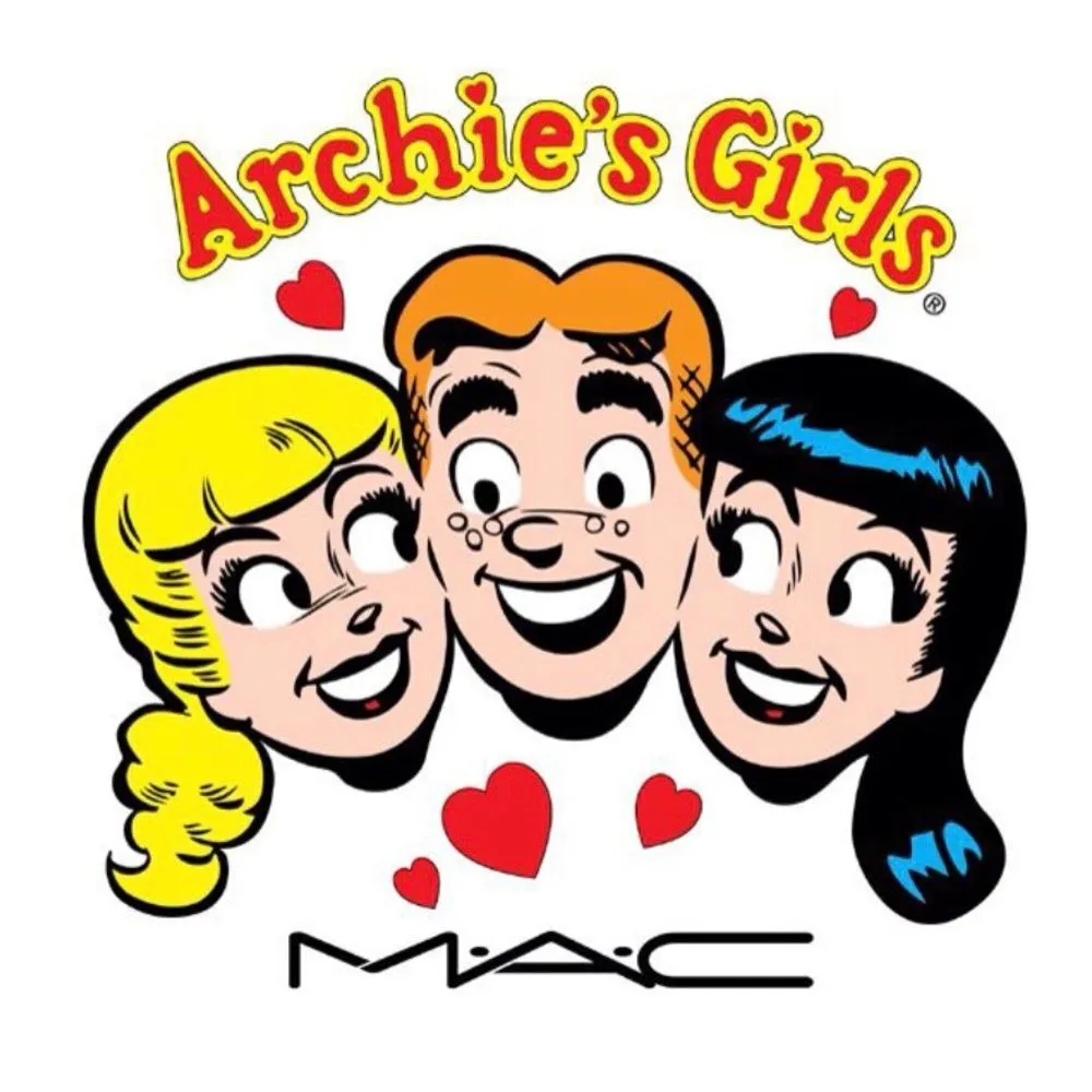 🔃MAC Archie's Girls Betty & Veronica Collectible Pin White - Image 4